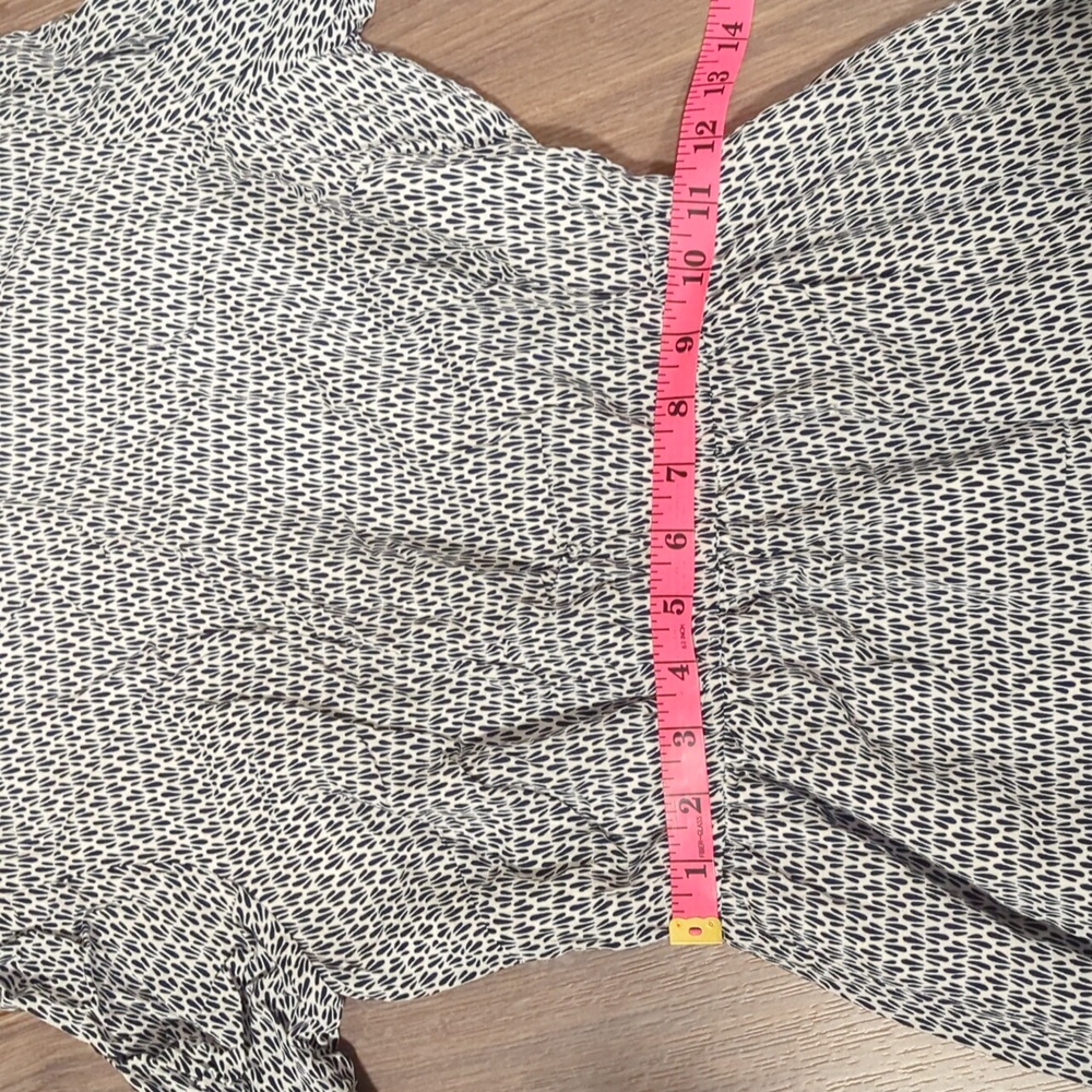 BODEN | lightweight, lined dress, black, white and yellow, faux wrap skirt, 4 - Picture 6 of 9